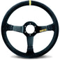 Sparco Steering Wheel 345 Suede Black by DTX Performance car parts, high performance upgrades, tuning, veteran-owned shop.