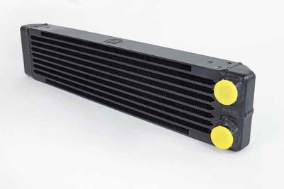 CSF Universal Dual-Pass Oil Cooler - M22 x 1.5 Connections 22x4.75x2.16 for performance car parts and engine upgrades at DTX Performance.