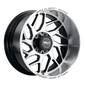 Weld Fulcrum 22x12 / 8x165.1 / 4.75 BS / 125.1 HB - Gloss Black Machined - Non-BL Wheel