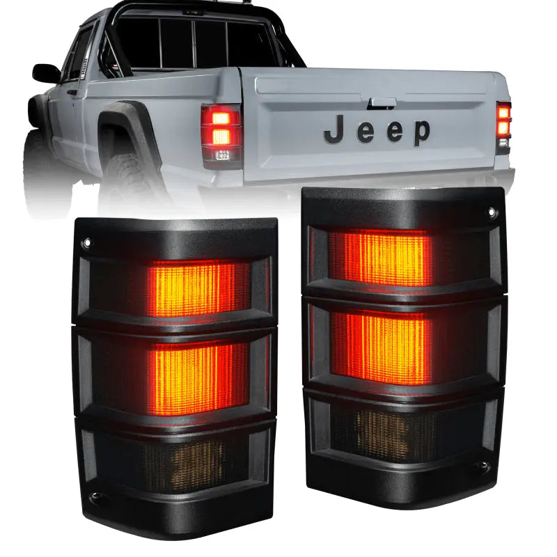 ORACLE Lighting Jeep Comanche MJ LED Tail Lights - Tinted Lens - DTX Performance