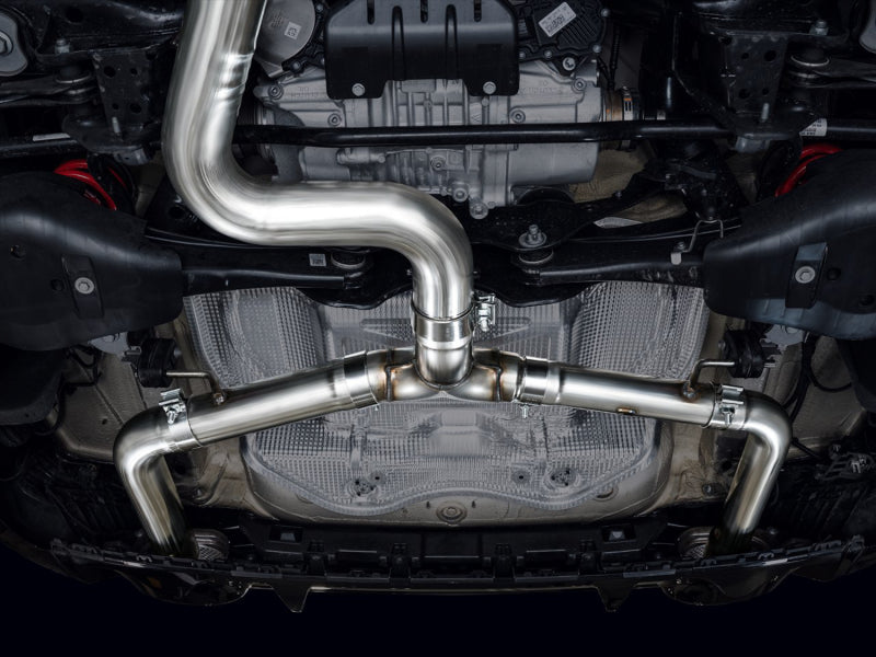 AWE Tuning Audi 22-23 8Y RS3 Cat-Back Track Edition Exhaust System - No Tips - DTX Performance