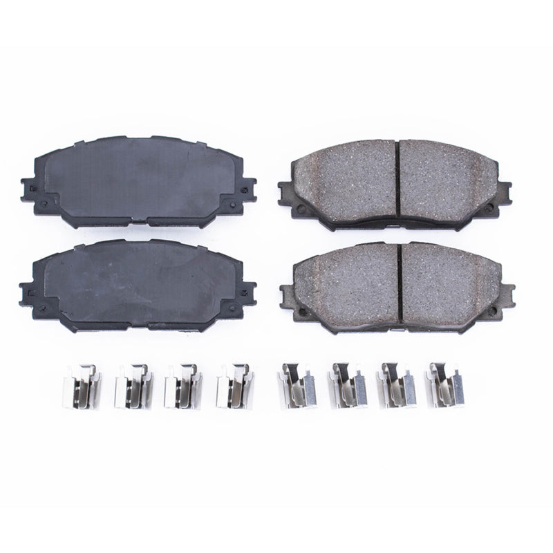 Power Stop 10-12 Lexus HS250h Front Z17 Evolution Ceramic Brake Pads w/Hardware - DTX Performance