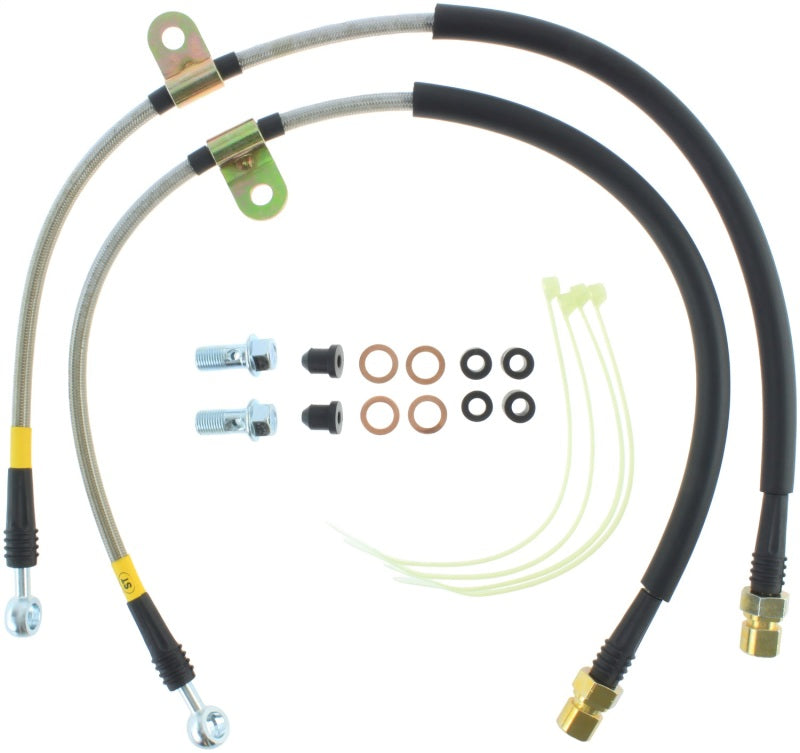 StopTech Stainless Steel Front Brake Lines 12-14 Ford Raptor, high performance brakes, DTX Performance, aftermarket parts