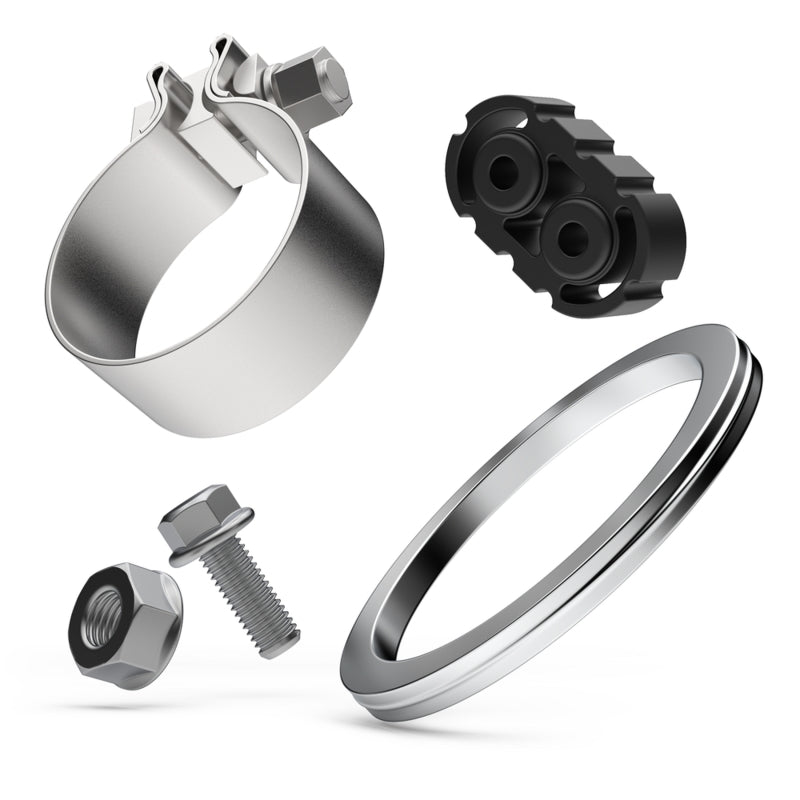 Magnaflow 2023 Toyota GR Corolla NEO Cat-Back Exhaust System parts including clamp and gasket - performance upgrades by DTX Performance