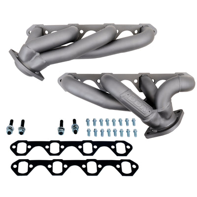 BBK 87-95 Ford F150 Truck 5.0 302 Shorty Unequal Length Exhaust Headers - 1-5/8 Titanium Ceramic, performance exhaust headers