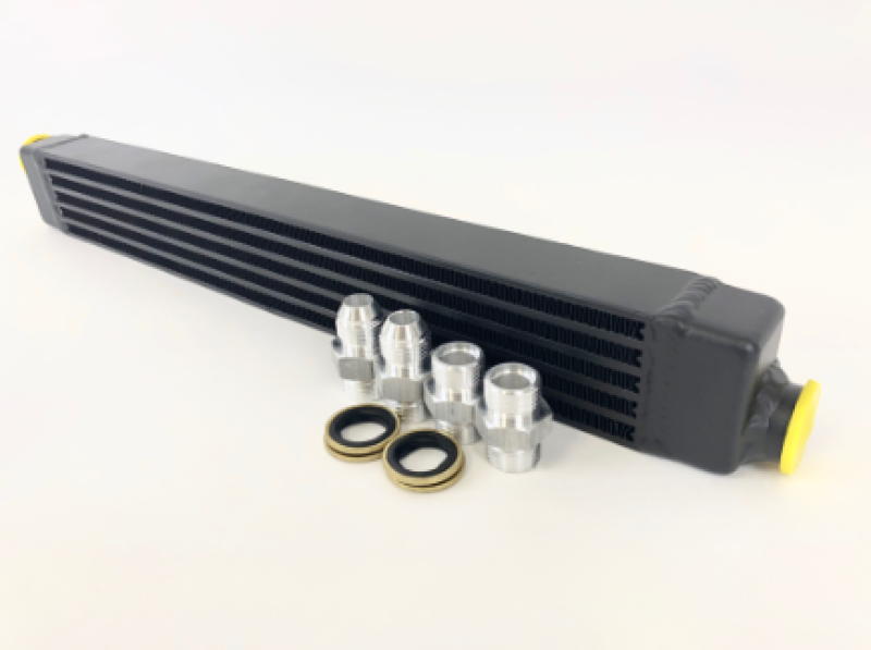 CSF 82-94 BMW 3 Series (E30) High Performance Oil Cooler w/-10AN Male & OEM Fittings - DTX Performance