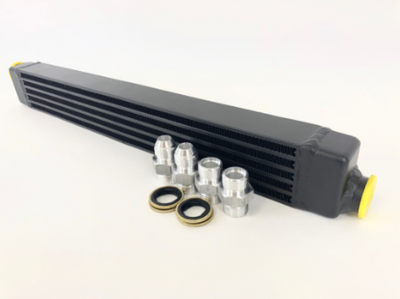 CSF 82-94 BMW 3 Series (E30) High Performance Oil Cooler w/-10AN Male & OEM Fittings with accessories for tuning upgrades