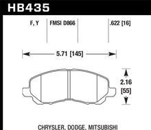 Load image into Gallery viewer, Hawk 00-05 Eclipse GT HPS Street Front Brake Pads - DTX Performance