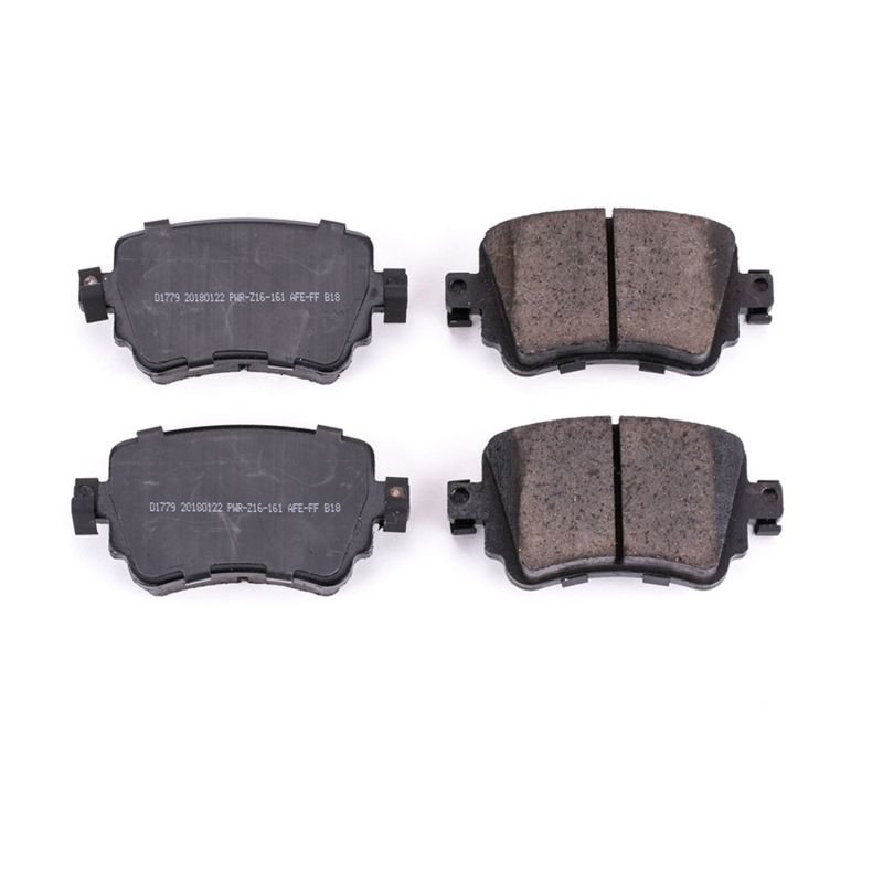 Power Stop 16-18 Audi Q3 Rear Z16 Evolution Ceramic Brake Pads - DTX Performance