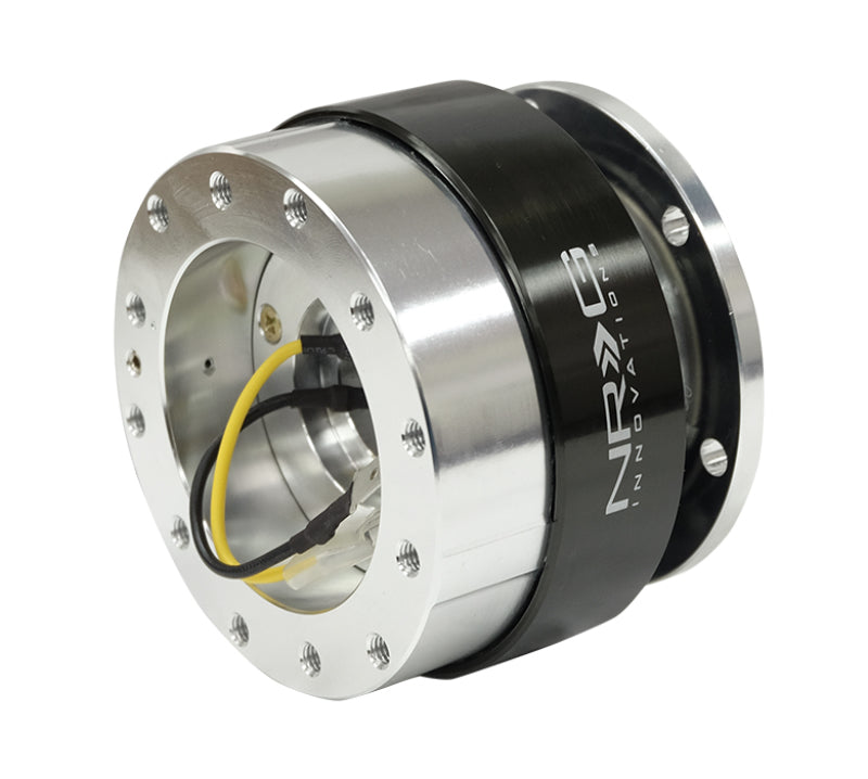 NRG Quick Release Gen 1.5 - Silver Body / Black Chrome Ring, performance car parts, DTX Performance, high performance auto parts