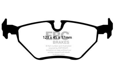 EBC 99-02 BMW Z3 Bluestuff Rear Brake Pads - High performance car parts - DTX Performance