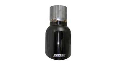 Corsa 2009-2019 Single Universal 3.0in Inlet / 4.5in Outlet Black PVD Pro-Series Tip Kit for performance car parts