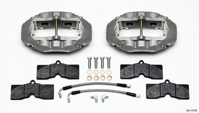 Wilwood D8-4 Rear Caliper Kit Clear Corvette C2 / C3 65-82 with performance car parts by DTX Performance