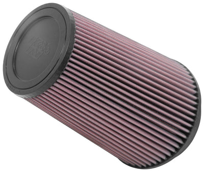 K&N Universal Clamp-On Air Filter 5in FLG / 6-1/2in B / 4-3/8in T / 8-3/4in H for racing and performance parts