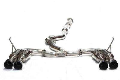Invidia 11-14 Subaru WRX / STI Sedan Gemini/R400 Single Layer Quad Titanium Tip Cat-back Exhaust, performance car parts