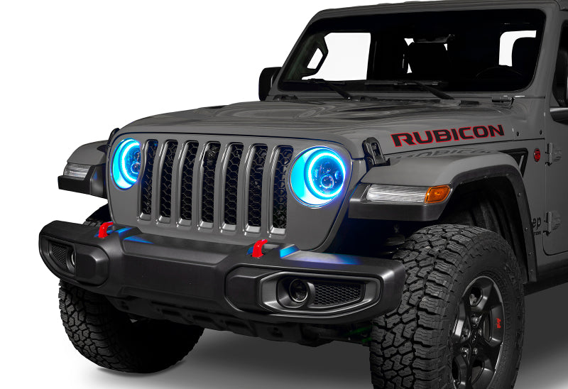 Oracle Jeep Wrangler JL/Gladiator JT 7in. High Powered LED Headlights (Pair) - Dynamic performance car parts