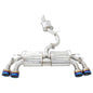 Invidia 2022+ Volkswagen Golf R MK8 76mm R400 Valved Cat Back Exhaust Rolled TI Tips