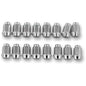 Raceline Conical Lug Nuts - 10mm x 1.25 - 16 Pack - Chrome for performance car parts from DTX Performance