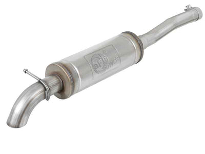 aFe Rock Basher 3in 409 SS Cat-Back Turn-Down Exhaust for Jeep