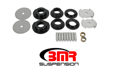 BMR 16-17 6th Gen Camaro Rear Cradle Lockout Bushing Kit - Black, performance car parts, racing suspension by DTX Performance