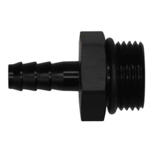 Load image into Gallery viewer, DeatschWerks 10AN ORB Male to 5/16in Male Triple Barb Fitting (Incl O-Ring) - Anodized Matte Black