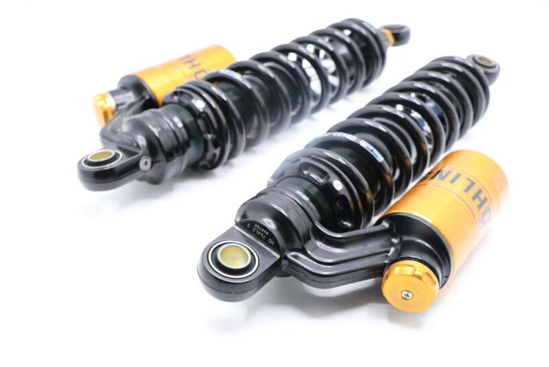 Ohlins 91-17 Harley-Davidson Dyna FXD STX 36 Blackline Shock Absorber w/ Gold Accents