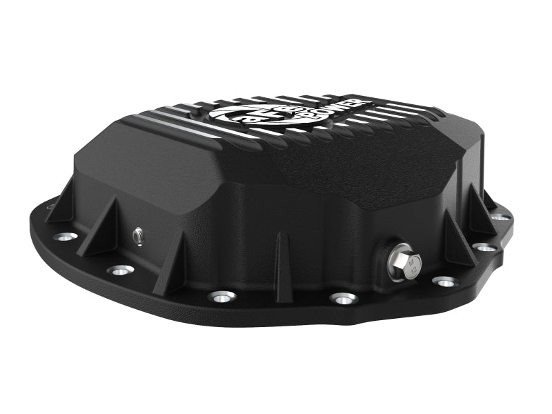 aFe 19-23 Dodge Ram 2500/3500 Pro Series Rear Differential Cover - Black w/ Machined Fins - DTX Performance