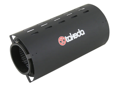 aFe Takeda Intakes Stage-2 PDS AIS PDS Splash Shield: TA-3016P, black powder coated shield for performance car parts