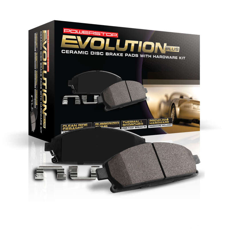 Power Stop 15-19 Kia Sedona Front Z17 Evolution Ceramic Brake Pads w/Hardware - DTX Performance