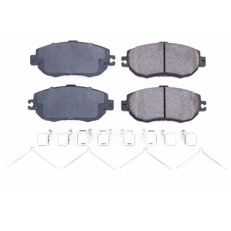 Power Stop 93-94 Lexus LS400 Front Z17 Evolution Ceramic Brake Pads w/Hardware - DTX Performance