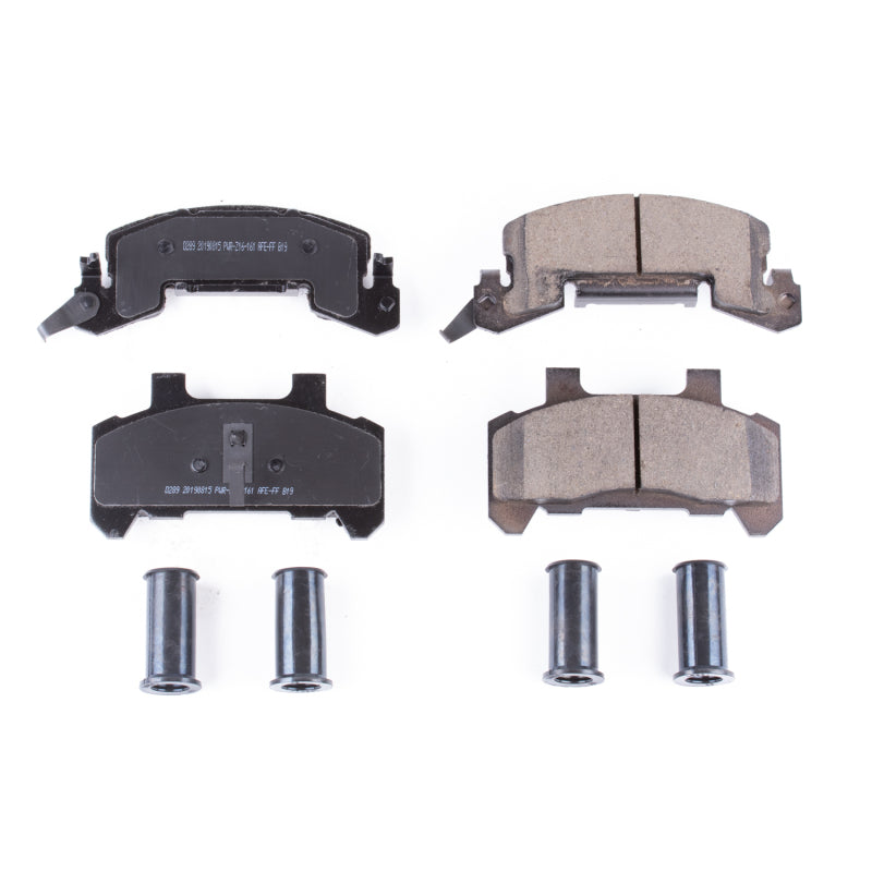 Power Stop 82-89 Buick Skyhawk Front Z17 Evolution Ceramic Brake Pads w/Hardware - DTX Performance