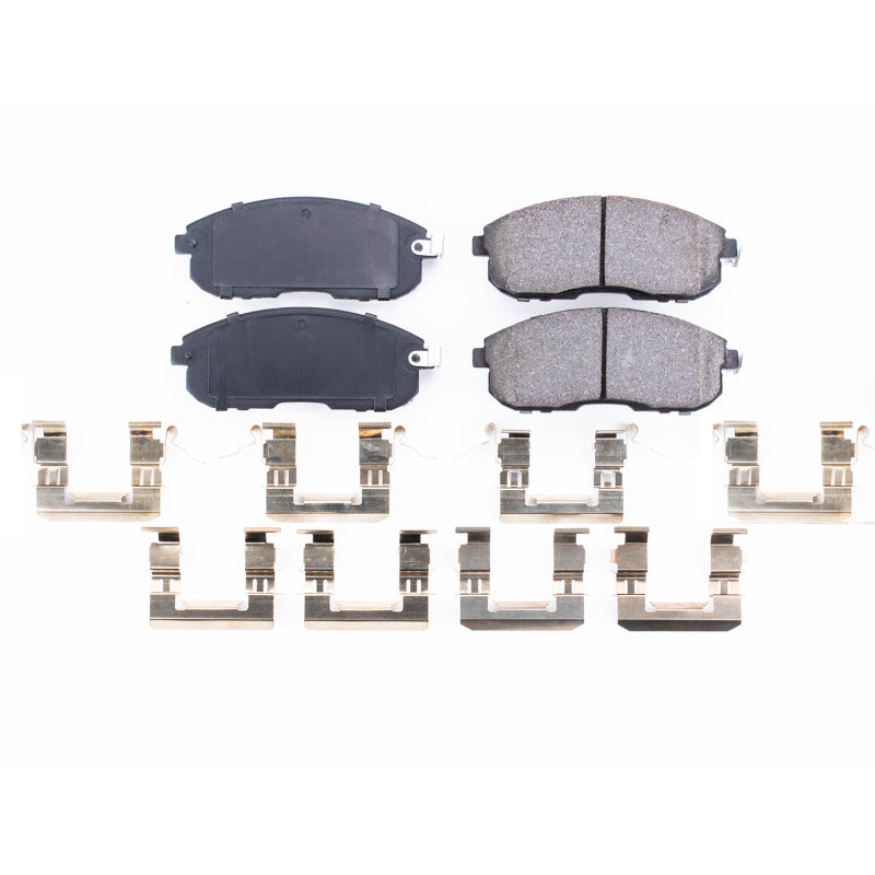 Power Stop 02-04 Infiniti I35 Front Z17 Evolution Ceramic Brake Pads w/Hardware - DTX Performance