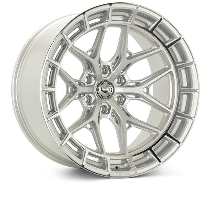 Vossen HFX-1 22x10 / 8x165.1 / ET-18 / Super Deep / 125.1 CB - Silver Polished Wheel - DTX Performance