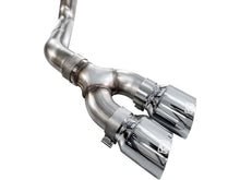 Load image into Gallery viewer, AWE 21-25 Ford F150 (14th Gen Reg Cab) Cat-Back Exhaust - 4.5in Dual Side Exit Chrome Tips, performance car parts