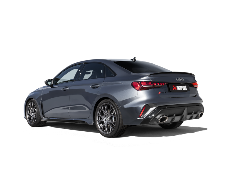 Akrapovic 2025+ Audi RS3 Sedan (8Y FL) Evolution Line Catback - Titanium for performance car tuning and upgrades.