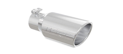 MBRP Universal Tip 4in OD 3in Inlet 10in Length Angled Rolled End T304 performance exhaust