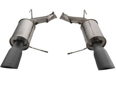 Roush 11-14 Mustang V6 Black Tip Axle Back Exhaust