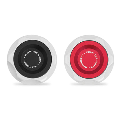 Mishimoto Mitsubishi Oil FIller Cap - Black for performance car upgrades by DTX Performance, a veteran-owned performance shop.