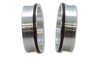 Vibrant Vanjen Aluminum Weld Fittings for 4in OD Tubing (for use with part #12568) - Sold In Pairs. DTX Performance high performance auto parts.
