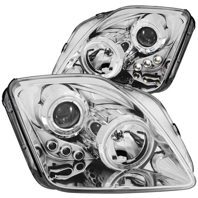 ANZO 1997-2001 Honda Prelude Projector Headlights w/ Halo Chrome w/ LED, high performance auto parts for performance upgrades