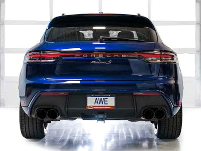 AWE Tuning 2022+ Porsche Macan 2.9TT Touring Edition Catback Exhaust w/ Diamond Black Tips, high performance car parts, DTX Performance