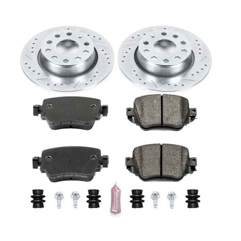 Power Stop 15-18 Volkswagen Golf Rear Z23 Evolution Sport Brake Kit - high performance brakes