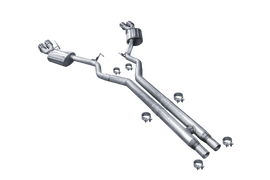 6 Gen Mustang Quad Tip Catbacl