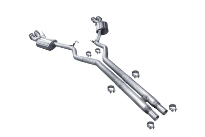 6 Gen Mustang Quad Tip Catbacl