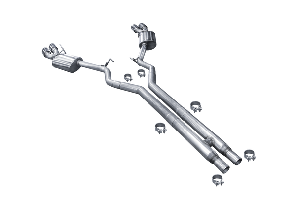 6 Gen Mustang Quad Tip Catbacl