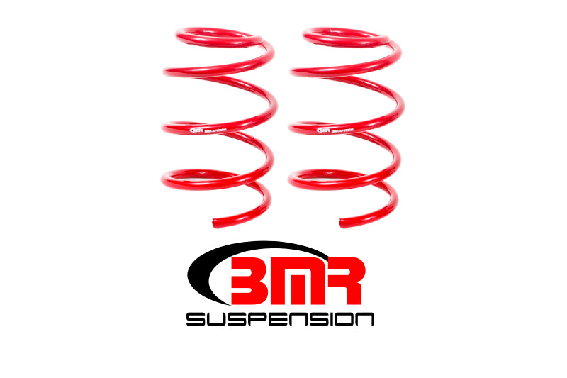 BMR 07-14 Shelby GT500 Front Handling Version Lowering Springs - Red - DTX Performance