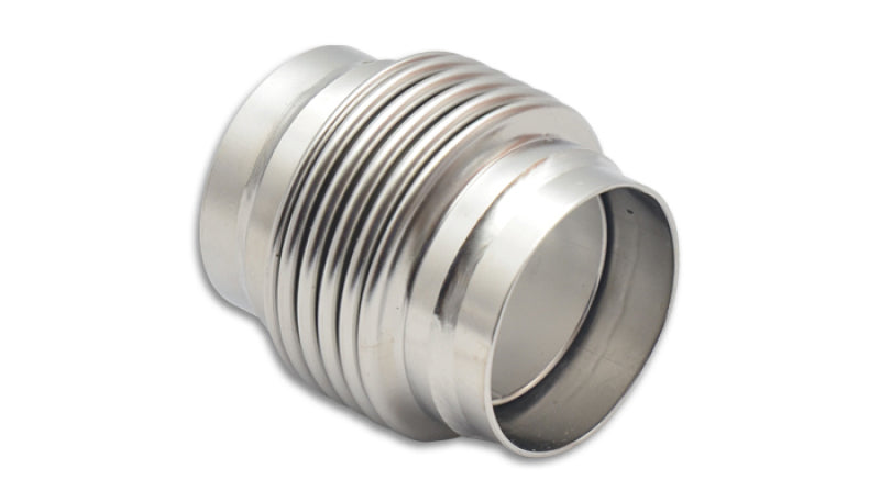 Vibrant SS Bellow Assembly w/ Solid Liner 3.5in ID x 4in overall L Electro Polished - High Performance Auto Part for DTX Performance