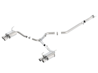 Borla 15-16 Subaru WRX / STI 2.5L S-Type Cat-Back Exhaust, performance car parts, DTX Performance, high performance auto parts