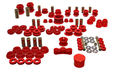 Energy Suspension 94-01 Acura Integra (except Type R) Red Hyper-Flex Master Bushing Set, racing suspension, DTX Performance shop