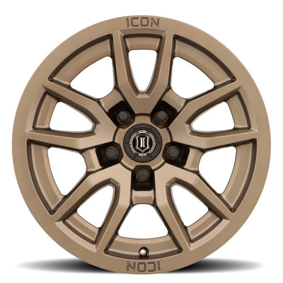 ICON Vector 5 17x8.5 5x150 25mm Offset 5.75in BS 110.1mm Bore Bronze Wheel for high performance car parts
